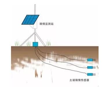智能温室大棚实时监测温度 智能农业土壤墒情监测系统