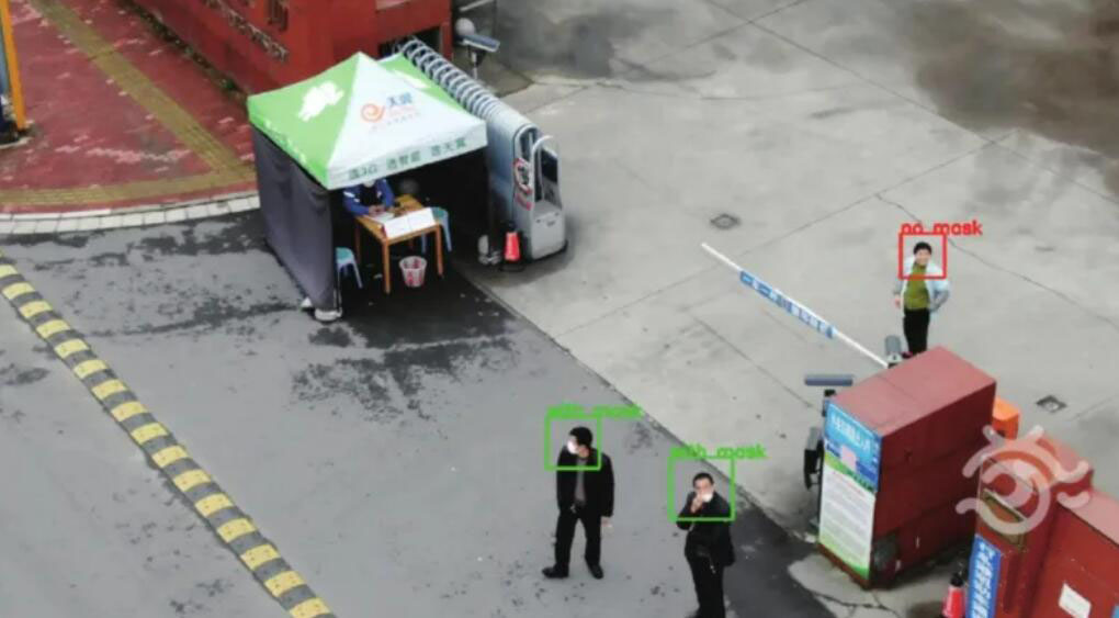 AI不戴口罩检测算法 未佩戴口罩智能识别预警