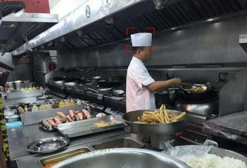 厨师帽识别系统 厨师帽佩戴自动检测