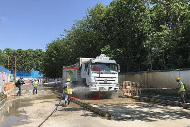 工地渣土车抓拍系统 工地车辆未冲洗识别系统