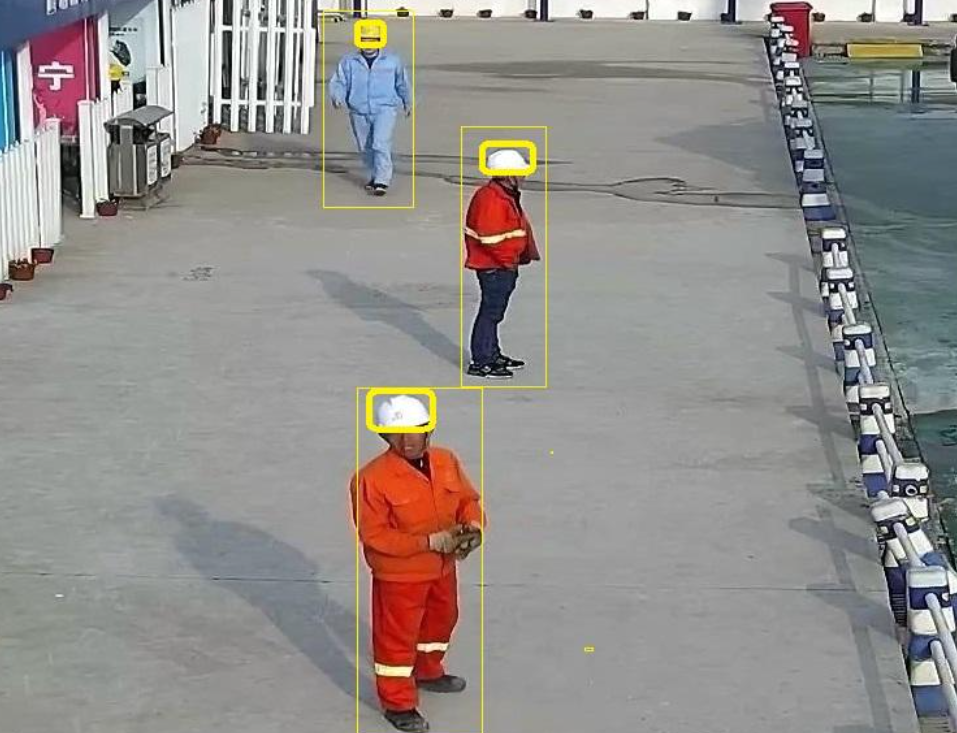安全帽佩戴识别检测系统 佩戴安全帽识别