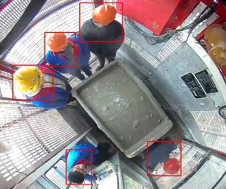 智慧工地AI安全帽识别 安全帽佩戴识别检测系统