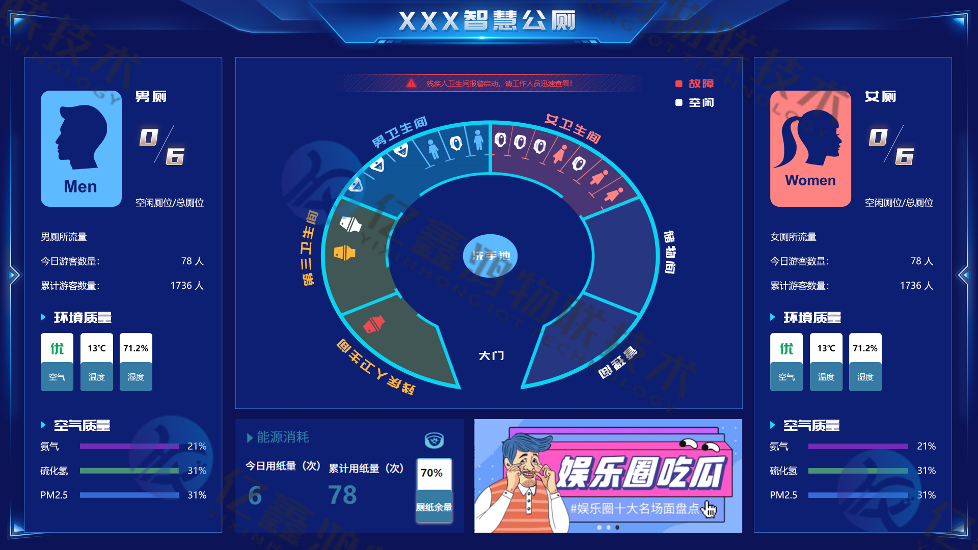 智慧公厕与传统公厕区别 模块化智慧公厕