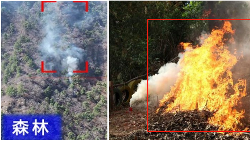 烟火自动识别预警与监管系统 森林防火风险监测预警