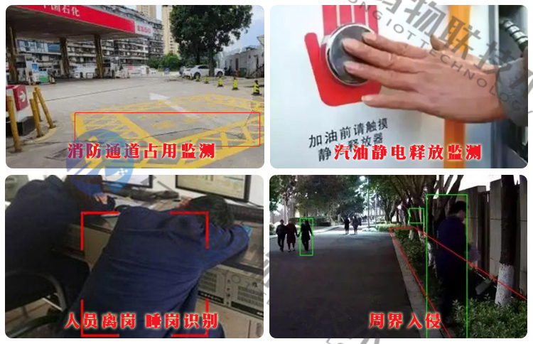 加油站用电安全与烟火识别报警平台