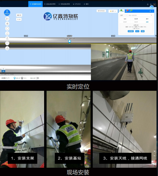 隧道安全综合管理系统 地铁隧道施工人员定位系统