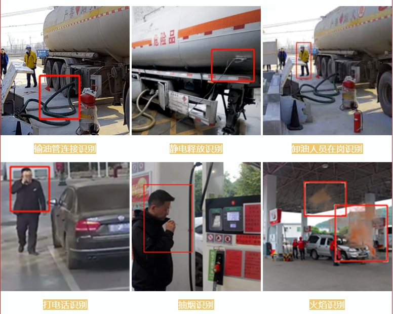 加油站算法检测着装规范 加油站智能视频分析盒