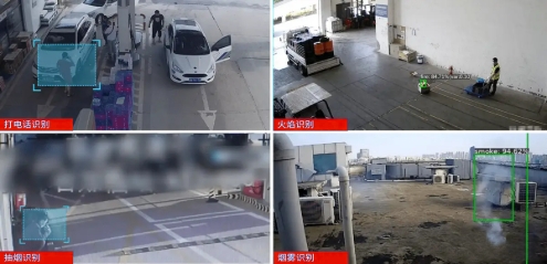 加油站高危行为AI预警：人脸识别+动作捕捉联防系统